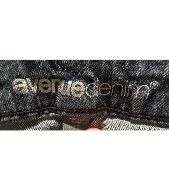 Avenue Medium Wash Straight Leg Jeans, Plus Size 26, Women's - Picture 5 of 5